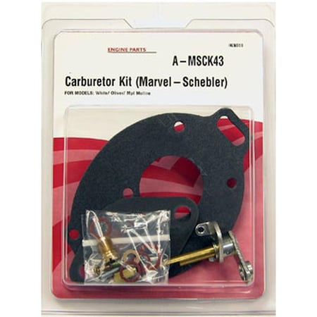 Aftermarket Carburetor Kit, Basic Marvel Schebler Viton A-MSCK43-AI